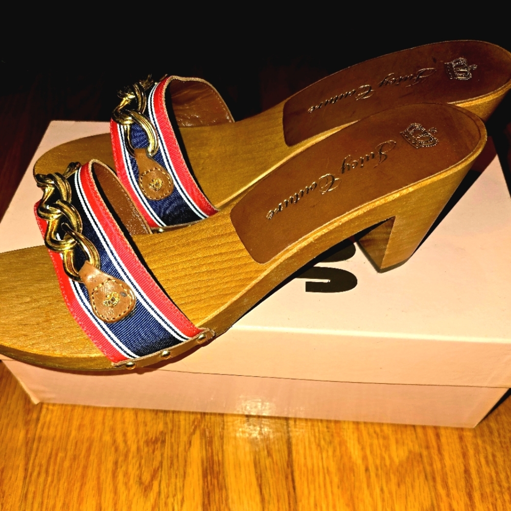 Juicy Couture Clog Slide Sandals NEW 9M